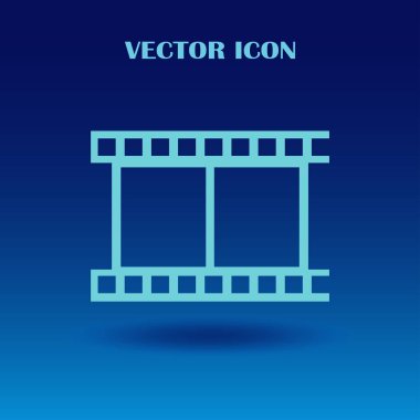 video simgesi, vektör illüstrasyonu