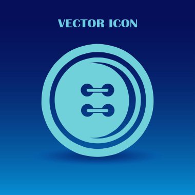 Düğme simgesi. Vektör tasarımı.