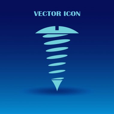 Vida düz simgesi, vektör