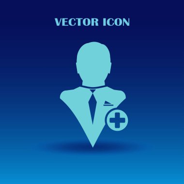 arkadaş simgesi ekle. Vektör Eps 10