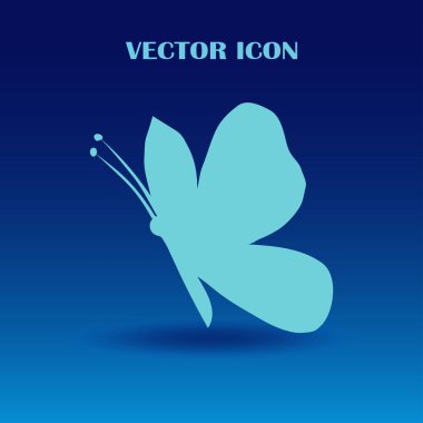 Kelebek logo grafik tasarım konsepti.