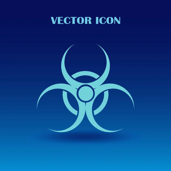 Vector bio peligro icono — Vector de stock