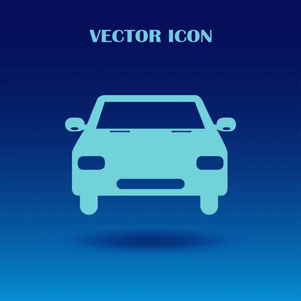 Icône plate de voiture vectorielle — Image vectorielle