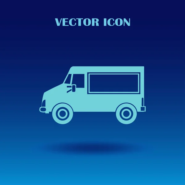 Vector carro plano Ícone —  Vetores de Stock