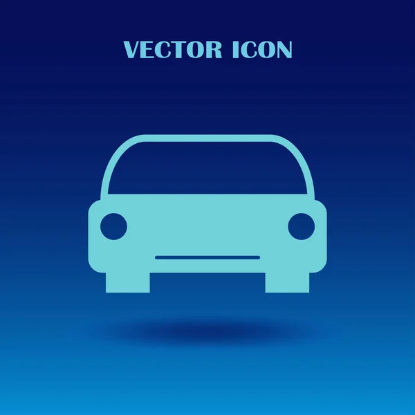 Vector carro plano Ícone — Vetor de Stock