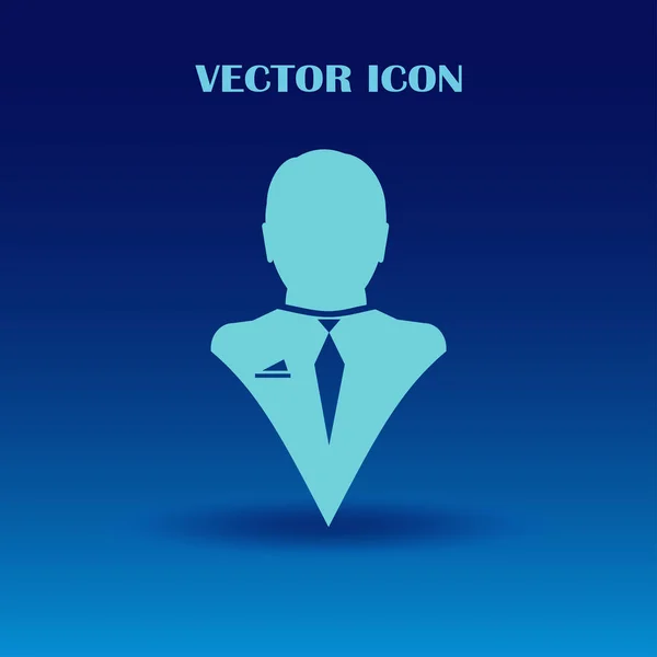 Mann flache Vektorsymbol — Stockvektor