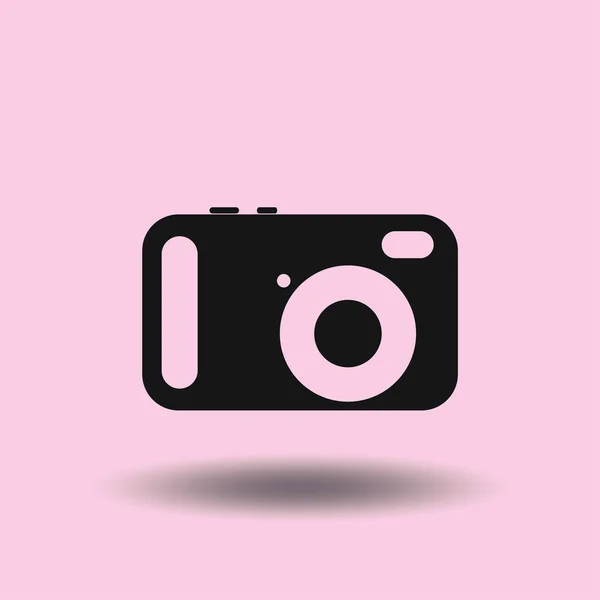 Photo camera vector icon — Stock Vector