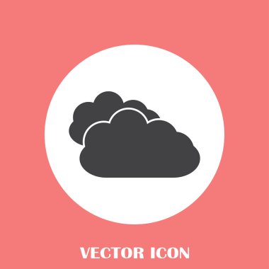 İki bulutlar web uygulamaları, mobil uygulamalar ve basılı medya kullanmak için resim vektör.