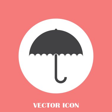 Şemsiye vektör web simgesi