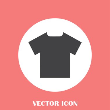 T-shirt web simge vektör.