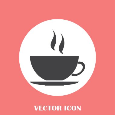 kahve fincanı vektör simgesi