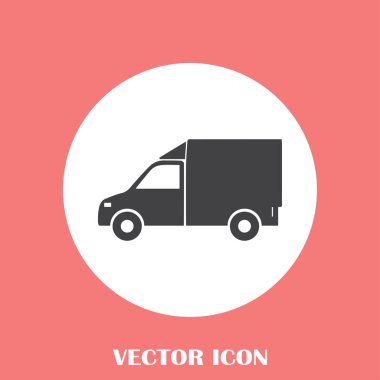 Teslimat vektör web simgesi