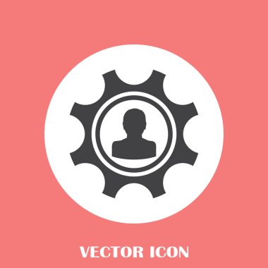 antika arka plan vektör sanat ile dişli simgesini