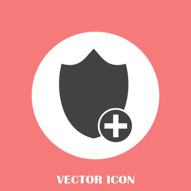 Kalkan vektör web simgesi