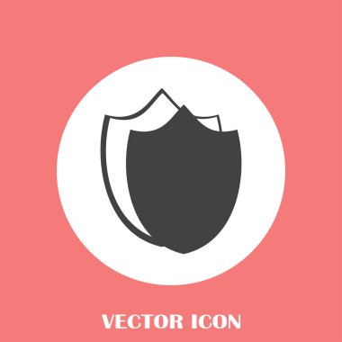 Kalkan vektör web simgesi