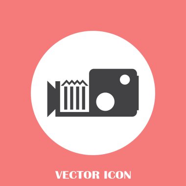 video kamera vektör simgesi