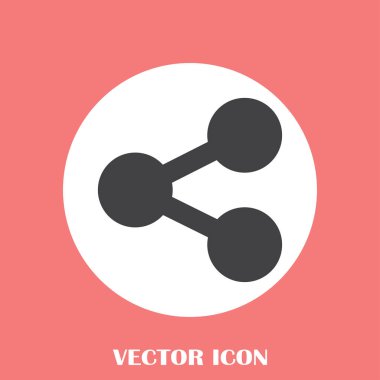 Atom vektör web simgesi