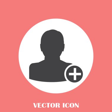 arkadaş vektör simgesi ekle