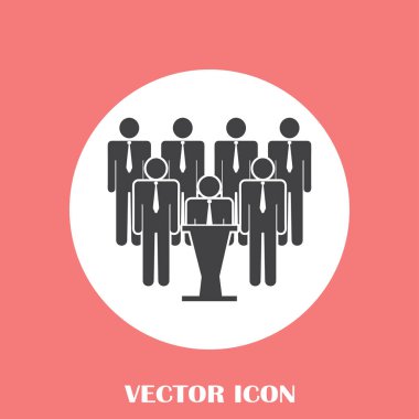 Grup insanlar vektör simgesi
