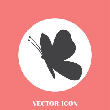 Kelebek vektör web simgesi