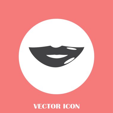 Dudak simgesi web tasarım