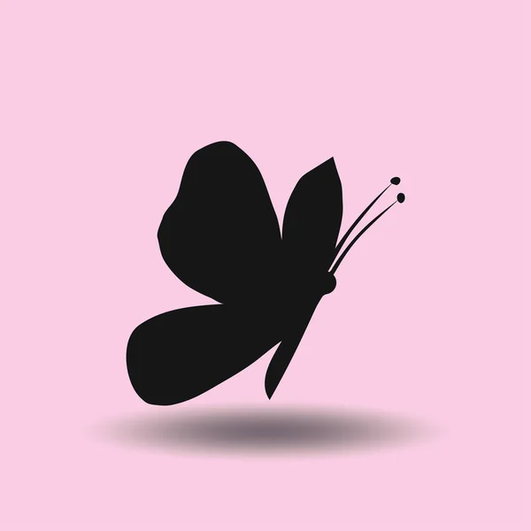 Mariposa logo diseño gráfico concepto . — Vector de stock