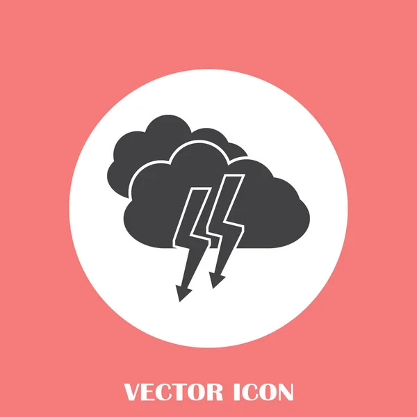 Brainstorm creative idea flat design icon. — Stock Vector