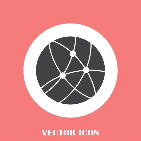 Webseite Vektor Web-Symbol — Stockvektor