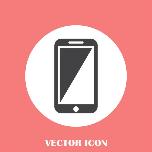 Perfectly detailed phone isolation vector — Stock Vector