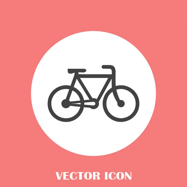 Векторная иллюстрация иконок велосипеда плоская конструкция — стоковый вектор