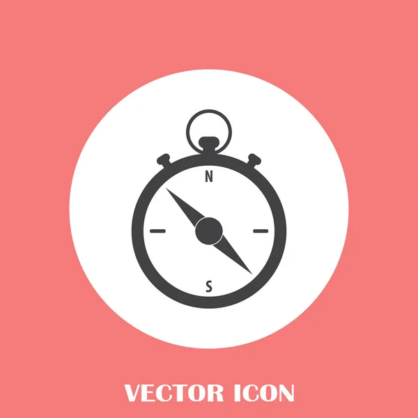 Kompass-Icon-Vektordesign — Stockvektor