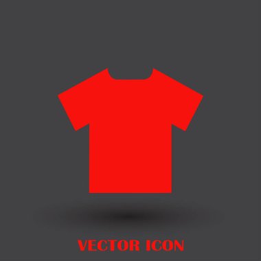 T-shirt web simge vektör.