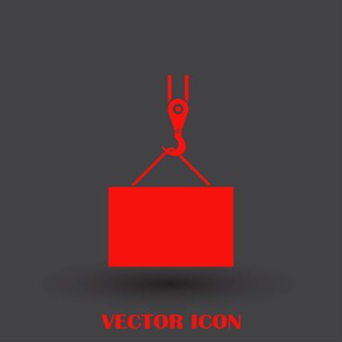 ekibimizi vinç kanca, kaldırma çalışmaları, tesisat işleri, Bina, tamamen düzenlenebilir vektör görüntü