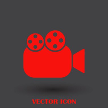 video kamera vektör simgesi