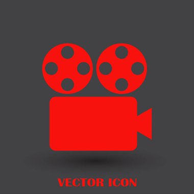 video kamera vektör simgesi