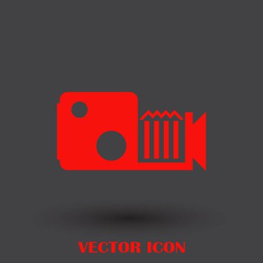 video kamera vektör simgesi