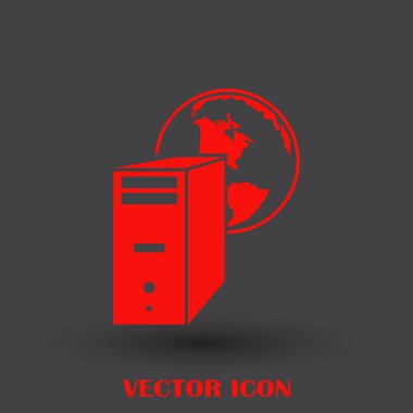 Bilgisayar kutsal kişilerin resmi. düz vektör tasarımı