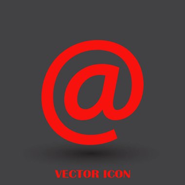 e-posta siyah simgesi. teknolojik altyapı