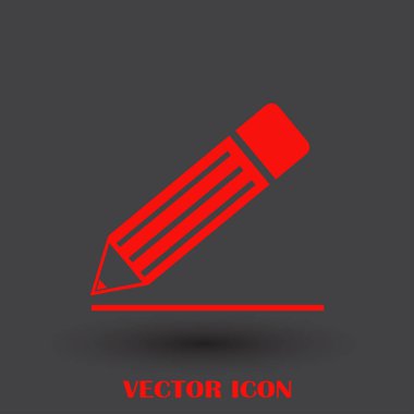 kalem simgesi, vektör çizim