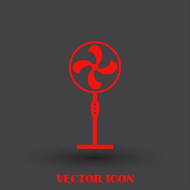 Havalandırma simgesi. Hava havalandırma veya fan simge. Vektör çizim