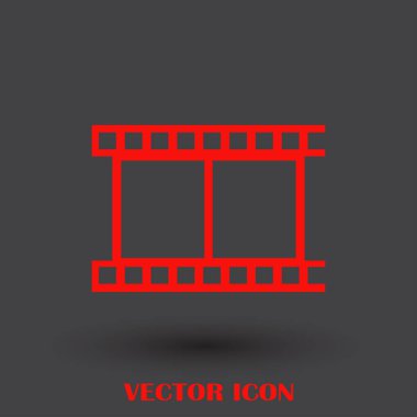 video simgesi, vektör illüstrasyonu