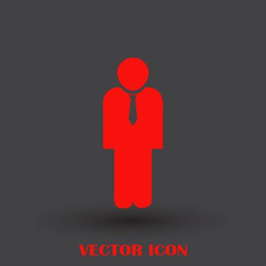İşadamı vektör web simgesi