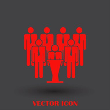Grup insanlar vektör simgesi