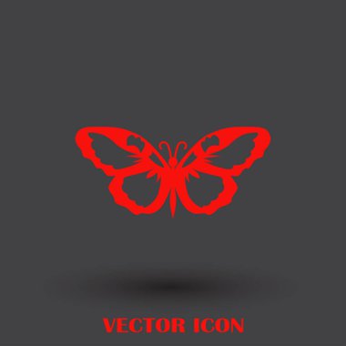 Kelebek vektör web simgesi