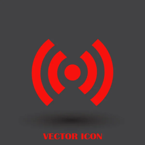 Vecteur d'icônes WIFI, Panneau Internet sans fil, Style plat pour la conception graphique et web — Image vectorielle