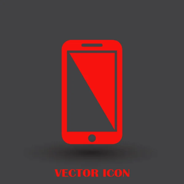 Perfectly detailed phone isolation vector — Stock Vector