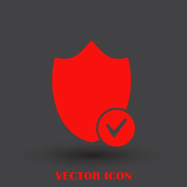 Shield vector web Icon — Stock Vector