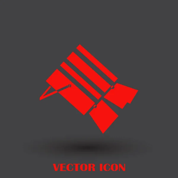 Spotlight vector web icon. — Stock Vector