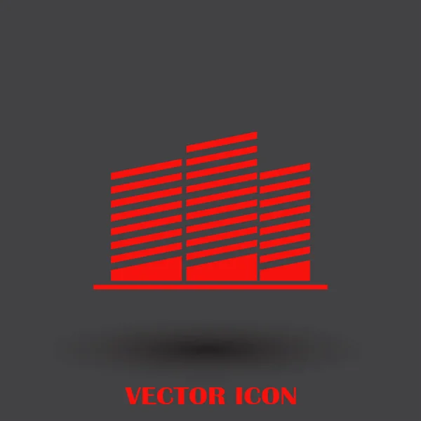 Immobilien-Symbol. Vektorsymbol — Stockvektor