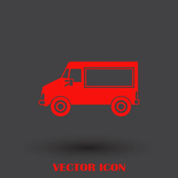 Auton ikoninen vektori. Vektoriesimerkki . — vektorikuva